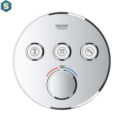 Душевая система скрытого монтажа термостатическая Grohe QuickFix SmartControl UA202802R3, Хром