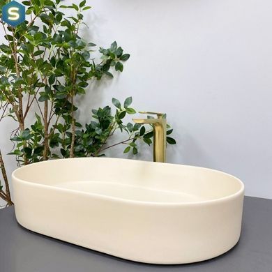 Умивальник (раковина) VBI VERONA 60 BEIGE MATT накладний, Бежевий