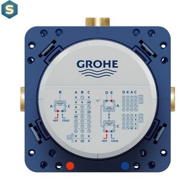 Душевая система скрытого монтажа термостатическая Grohe QuickFix SmartControl UA202802R3, Хром