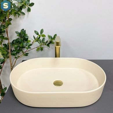 Умивальник (раковина) VBI VERONA 60 BEIGE MATT накладний, Бежевий