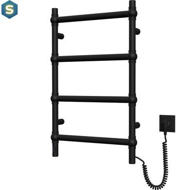 Электрический полотенцесушитель Navin Retro 500x800 Sensor правая, черный муар 10-012033-4860, Черный матовый, Правое, Электронный