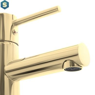 Смеситель для умывальника Rea Tess light gold низкий REA-B8865, Золотой