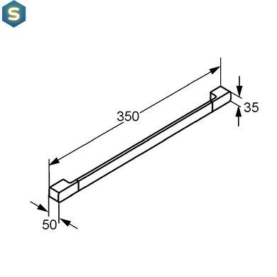 Поручень для ванны Kludi E2 4998105, Хром