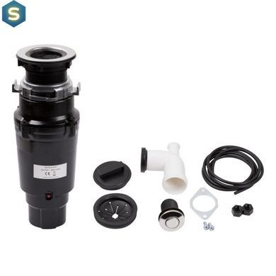 Подрібнювач для кухонної мийки Lidz (BLA) 47 05 000 00, Чорний/золото