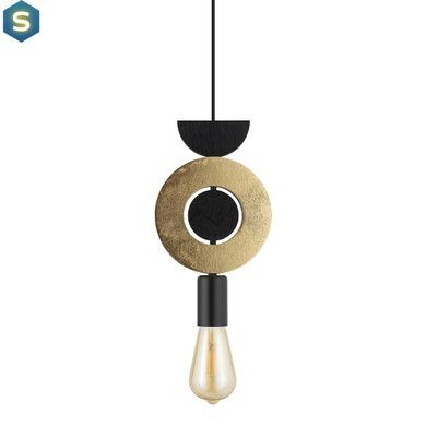 Підвісний світильник Nowodvorski 11180 Drops Wood F E27 1x25W IP20 Bk