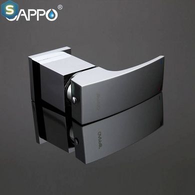 G1107 Змішувач на борт ванни врізний 3 елементи шпилька Gappo Jacob 1/3, Хром