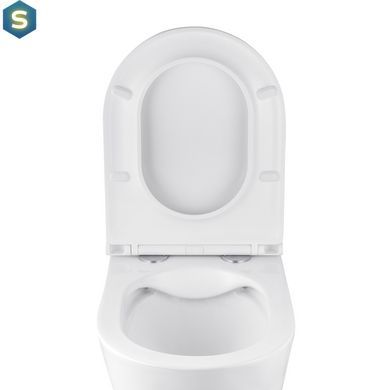 Комплект 4 в 1: Інсталяція Grohe Rapid SL 3 в 1 38772001 + Унітаз безободковий Kroner Armada WHI513636 RIMLESS з сидінням Slim Duroplast / Soft-close / Quick relase (38772001KA513636)