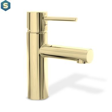 Смеситель для умывальника Rea Tess light gold низкий REA-B8865, Золотой