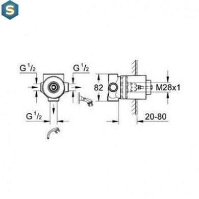 Прихована частина Grohe Concealed 29706000