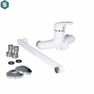 Смеситель для ванны Brinex длинный (k35) 36W 005, Белый