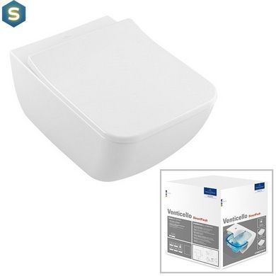 Унітаз підвісний Villeroy&Boch Venticello 4611RSR1 Direct Flush з сидінням Soft Close 9M79S101, Білий