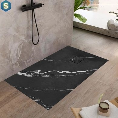 Душовий піддон Rea Magnum 90x120 carrara black REA-K7009, Мармур