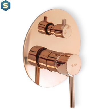 Душова система прихованого монтажу Rea Lungo rose gold + BOX REA-P4111, Теплый закат