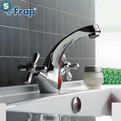 Смеситель для умывальника Frap F1025, хром, Хром