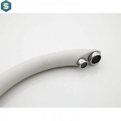 F4399-8 (F43) Змішувач для кухні однорич. під фільтр вухо латунь гайка &Oslash;35 холодний пісок Frap 1/10, Білий