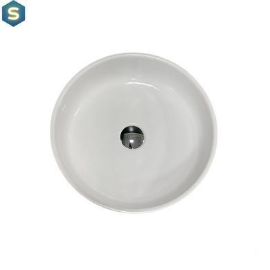 Умивальник Adamant Sunline New &Oslash;40 см black/white glossy 9850, Чорний/золото