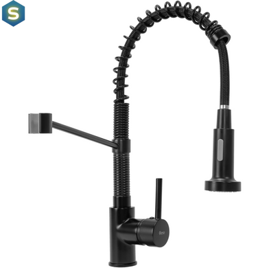 Смеситель для кухни Rea Spring black REA-B4804, Черный матовый