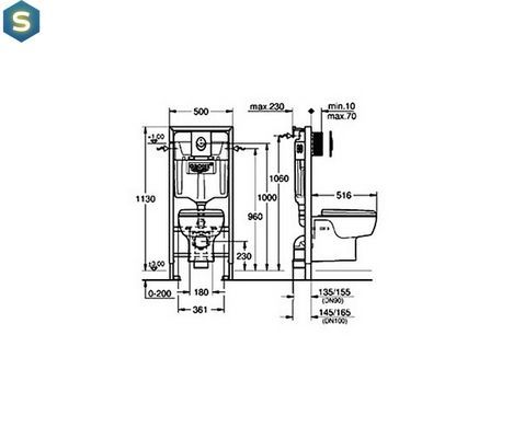 Комплект інсталяція + унітаз Grohe Solido Perfect з кришкою Soft-Close 39191000