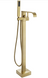 Змішувач для ванни Rea Carat підлоговий brushed gold REA-B6522, Золотий