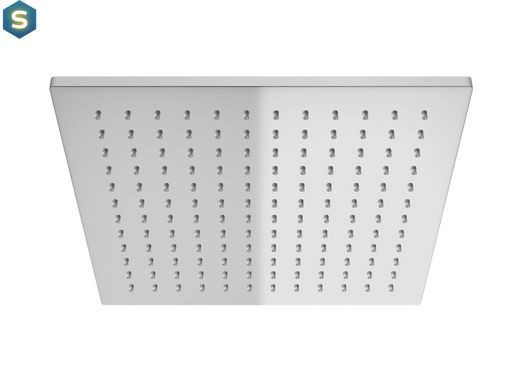 Душова система Kohlman Foxal 25 chrome з термостатом + BOX прихованого монтажу QW432FQ25, Хром