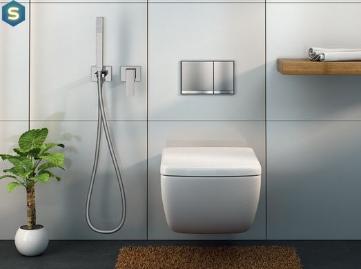 Набор гигиенического душа скрытого монтажа Kohlman Excelent chrome QW135H, Хром