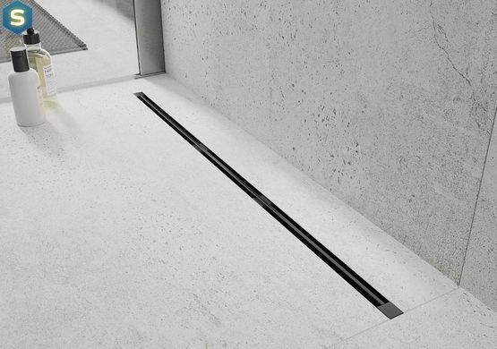 Трап для душу Mexen Flat 120 super slim black 360 &deg; MEX-1751120