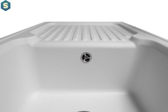 Кухонна мийка гранітна Miraggio Orlean white 861x496x210 00209002, Білий