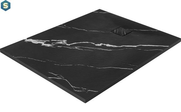 Душовий піддон Rea Magnum 90x120 carrara black REA-K7009, Мармур