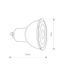 Лампа Nowodvorski 8348 Reflector gu10 GU10 1x7W 3000K 560Lm IP20 Bl