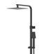 Душова система Corsan Ango black з виливом CMN02MBLW, Черный матовый