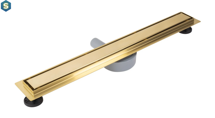 Трап для душу Rea Neox 90 Pro brushed gold 2в1 REA-G2704