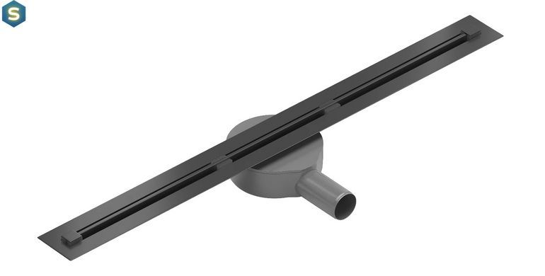 Трап для душу Mexen Flat 120 super slim black 360 &deg; MEX-1751120