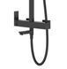 Душова система Corsan Ango black з виливом CMN02MBLW, Черный матовый
