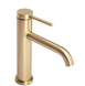 Смеситель для умывальника Rea Clif brushed gold низкий REA-B5323, Золотой