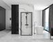 Душова кабіна Rea Rapid Swing 120x80 black пристінна REA-KPL-009961, Черный матовый, Універсальна, прозорий, чорний матовий
