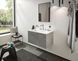 Змішувач Hansgrohe Finoris 160 для умивальника на 3 отвори з донним клапаном push-open Matt White 76034700