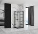 Душова кабіна Rea Concept 90x90 black REA-K5478, Чорний/золото, Універсальна, прозорий