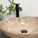 Умывальник (раковина) VBI PARMA BROWN STONE GLOSSY накладной, Цемент матовый