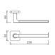 Рушникотримач Devit Laguna Single Towel bar, хром 6750110, Хром