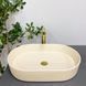 Умивальник (раковина) VBI VERONA 60 BEIGE MATT накладний, Бежевий