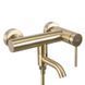 Смеситель для ванны Rea Clif brushed gold настенный с изливом REA-B4242, Золотой