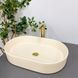 Умивальник (раковина) VBI VERONA 60 BEIGE MATT накладний, Бежевий