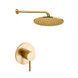 Душова система для ванни Paffoni Shower верхній душ &Oslash;300 мм honey gold brushed KITLIG011HGSP300, Золотий