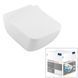Унітаз підвісний Villeroy&Boch Venticello 4611RSR1 Direct Flush з сидінням Soft Close 9M79S101, Білий