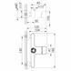 Смеситель для душа Imprese Kvet 35 мм хром f03307201AA, Хром