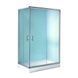 Душова кабіна Lidz Wawel SC120x80.SAT.LOW.FR, скло Frost 5 мм + Lidz Душовий піддон Kapielka ST120x80x14, Хром матовий, Універсальна, матовий