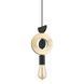 Підвісний світильник Nowodvorski 11180 Drops Wood F E27 1x25W IP20 Bk