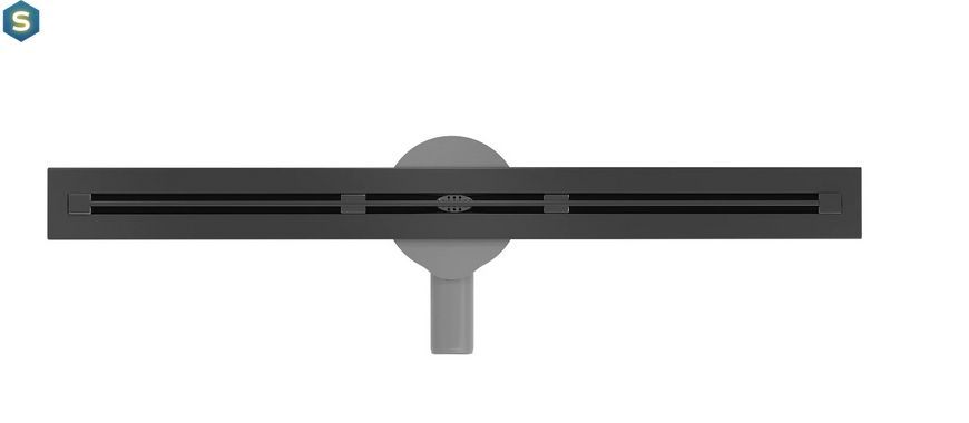 Трап для душу Mexen Flat 120 super slim black 360 &deg; MEX-1751120