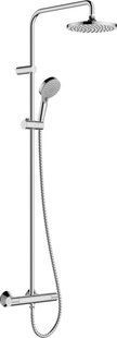 Душова система Hansgrohe Vernis Blend Showerpipe 200 1jet EcoSmart з термостатом Chrome 26089000