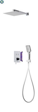 Душевая система Corsan Plomeria хром + BOX скрытого монтажа CMZ068CH, Хром